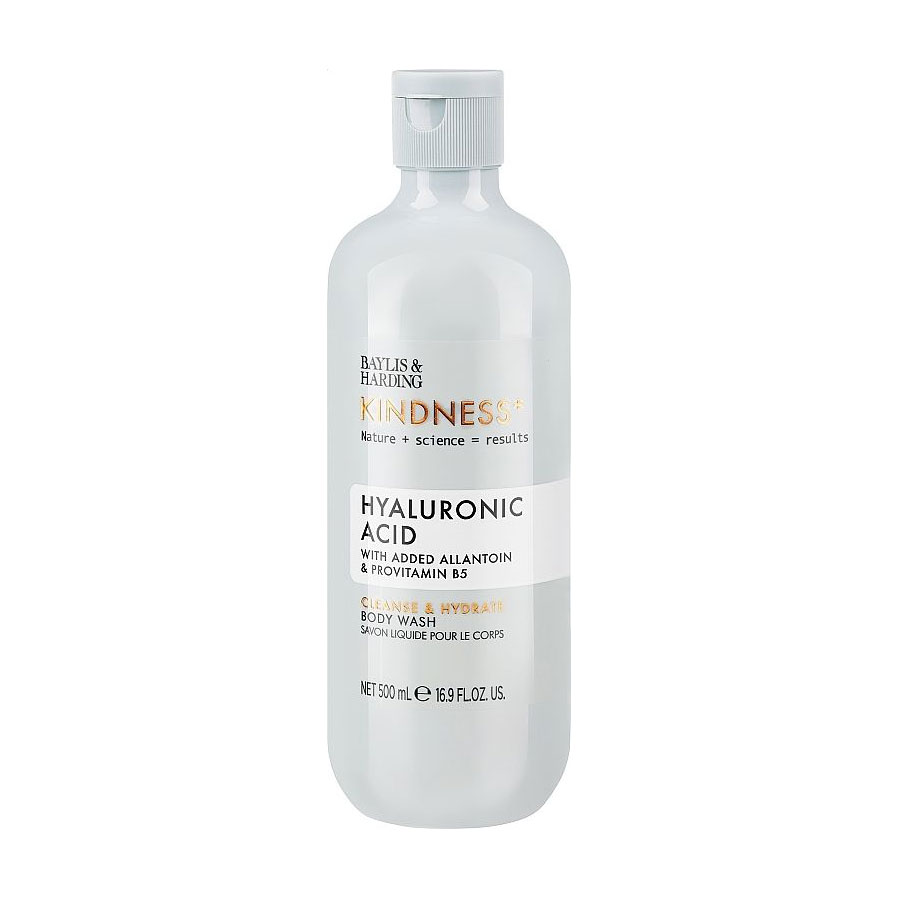 Гель для душу Baylis &amp; Harding Kindness+ Hyaluronic Acid Cleanse &amp; Hydrate Body Wash, 500 мл